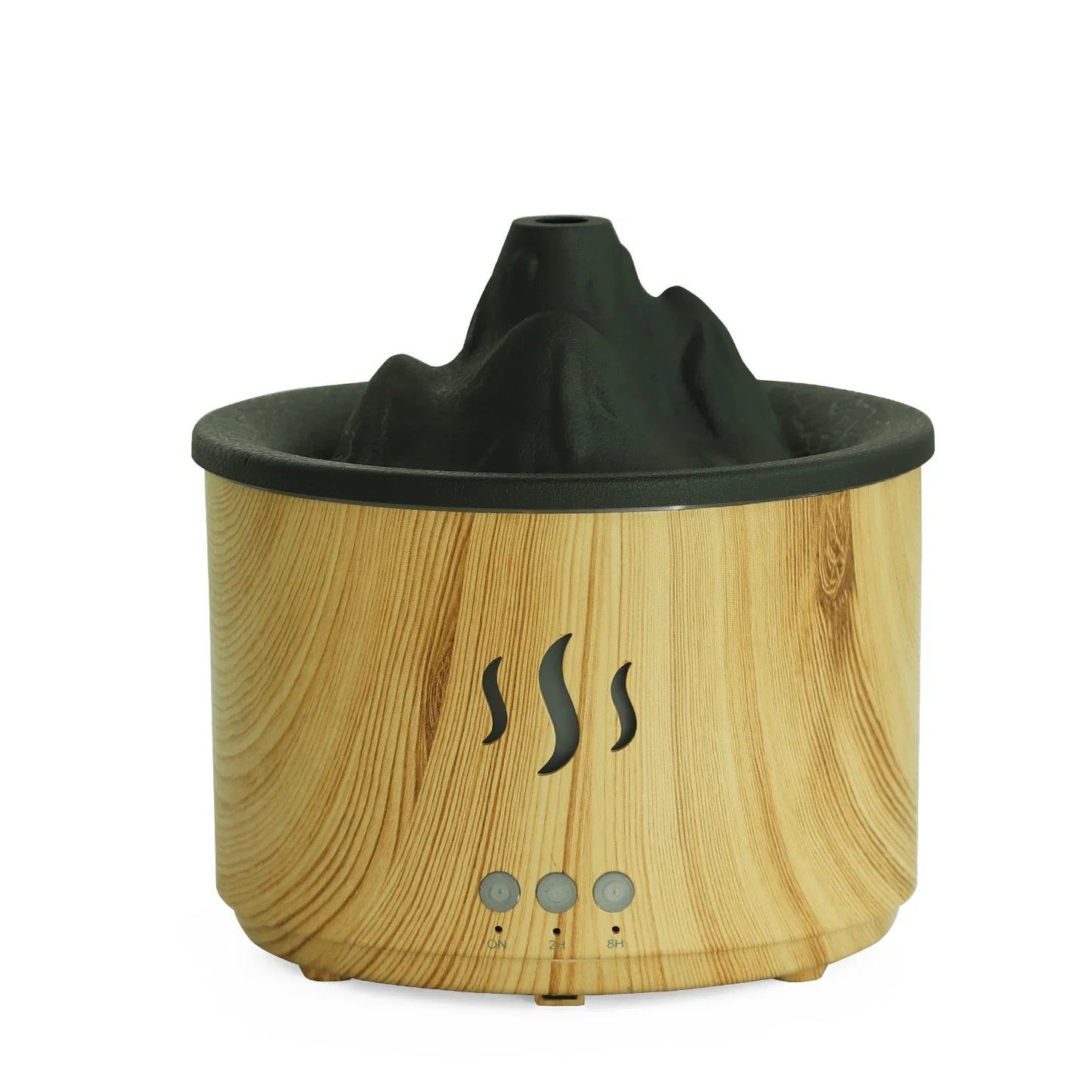 Flame Volcano Humidifier Aroma Diffuser Ultrasonic Mist Maker Fogger LED Essential Oil 500ml Home Diffuser With Remote Control