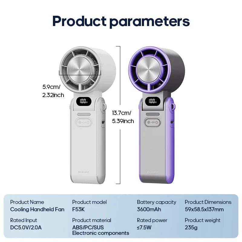 Ohwin Tech - Outdoor Foldable Portable Handheld Fan