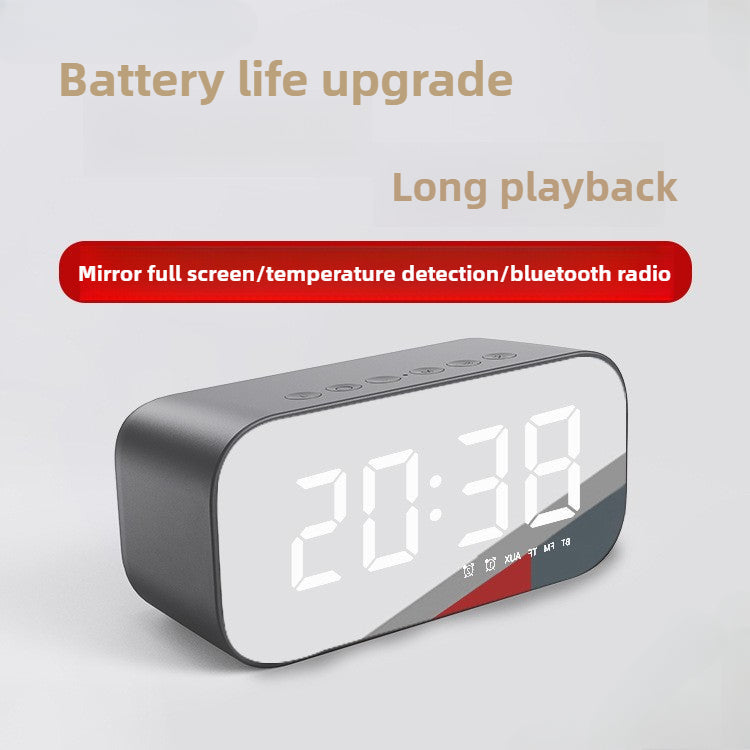 Ohwin Tech - Bluetooth Speaker Multi-Function Clock Alarm Clock