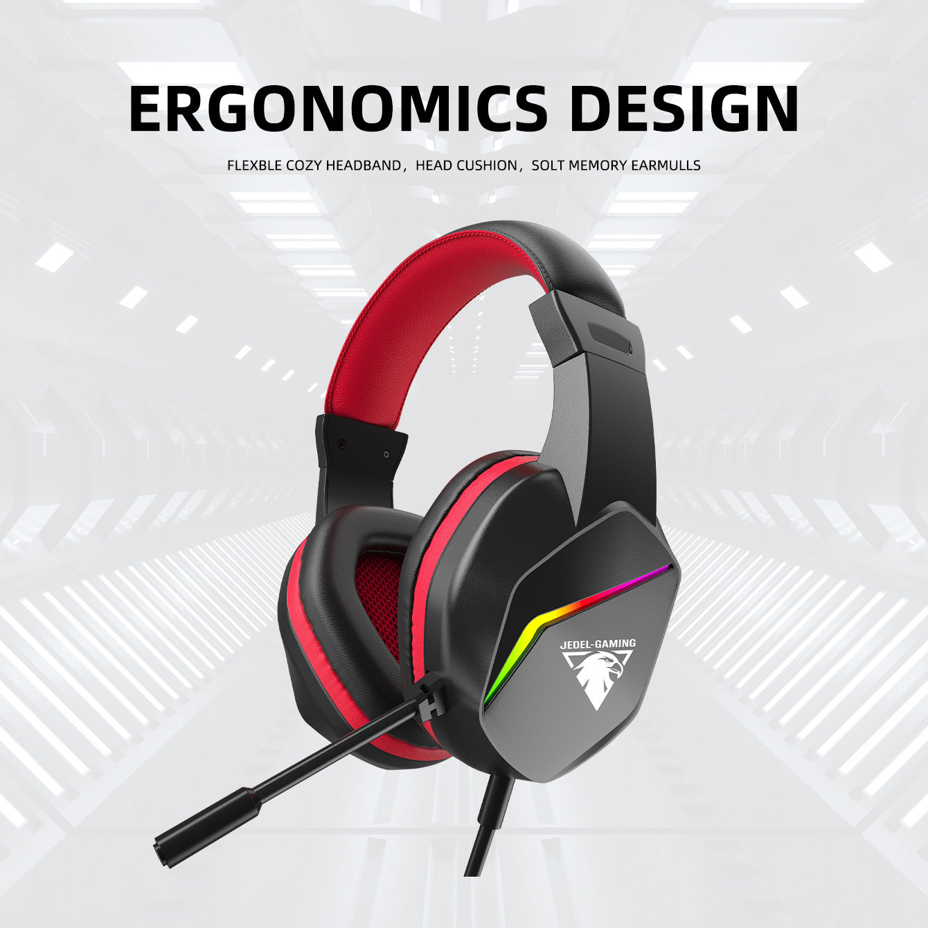 Jedel Gaming - Gaming Desktop Headphones Headset