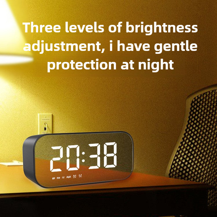 Ohwin Tech - Bluetooth Speaker Multi-Function Clock Alarm Clock